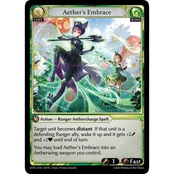 Image for Aether's Embrace (169) (Distorted Reflections) - Grand Archive TCG