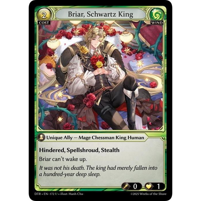 Image for Briar, Schwartz King (172) (Distorted Reflections) - Grand Archive TCG