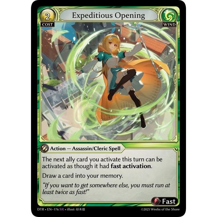 Image for Expeditious Opening (176) (Distorted Reflections) - Grand Archive TCG