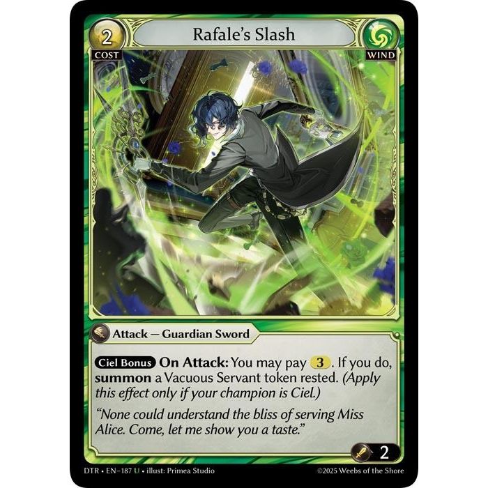 Image for Rafale's Slash (187) (Distorted Reflections) - Grand Archive TCG