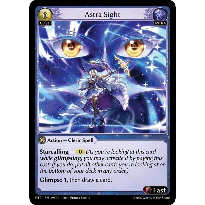 Image for Astra Sight (196) (Distorted Reflections) - Grand Archive TCG