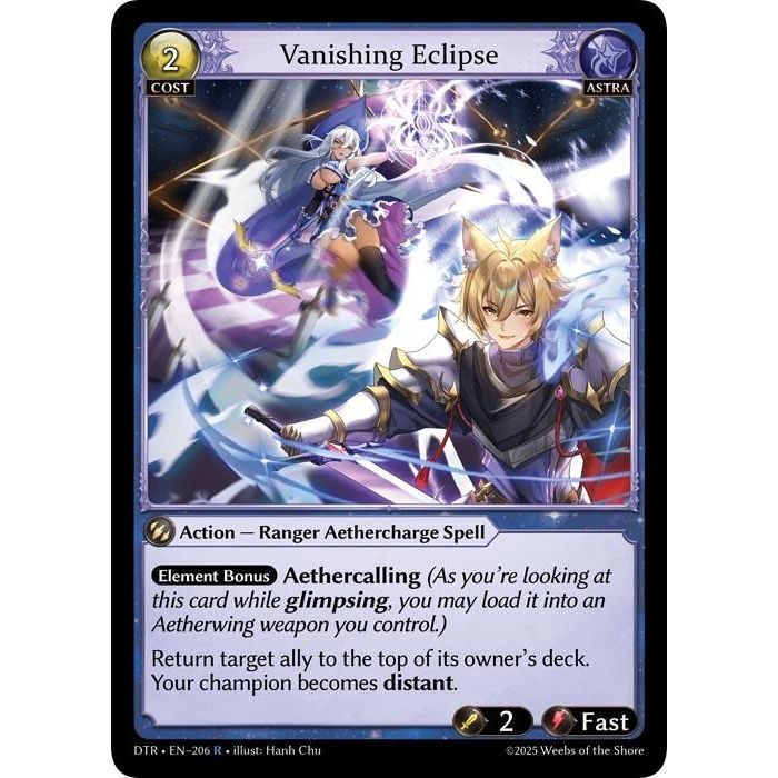 Image for Vanishing Eclipse (206) (Distorted Reflections) - Grand Archive TCG