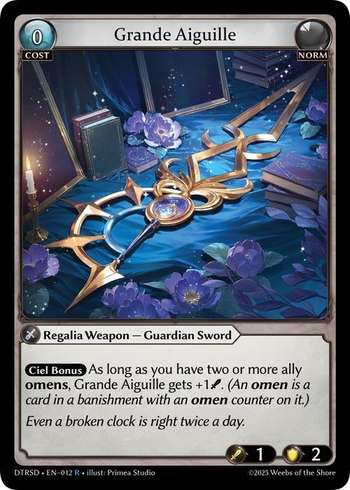 Image for Grande Aiguille (12) (Distorted Reflections Starter Decks) (DTRSD) - Grand Archive TCG