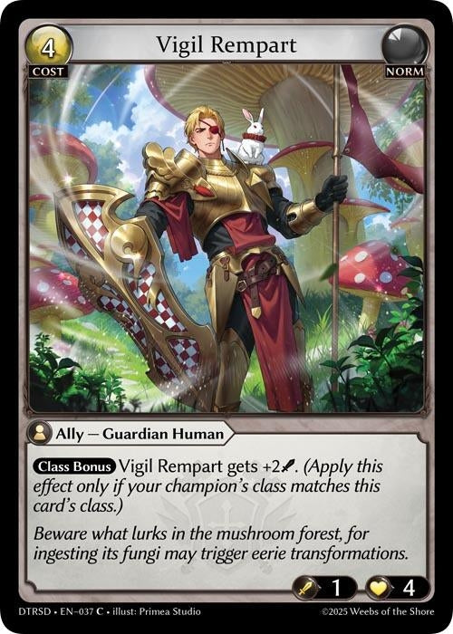 Image for Vigil Rempart (37) (Distorted Reflections Starter Decks) (DTRSD) - Grand Archive TCG