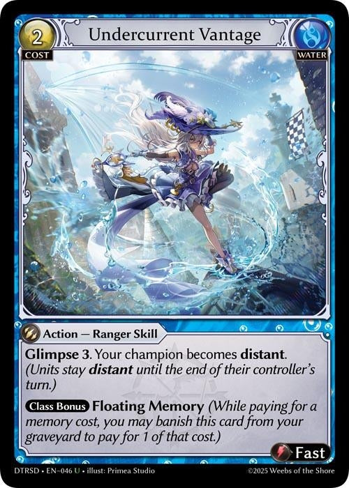 Image for Undercurrent Vantage (46) (Distorted Reflections Starter Decks) (DTRSD) - Grand Archive TCG