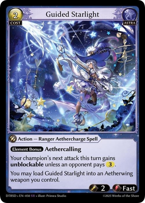 Image for Guided Starlight (50) (Distorted Reflections Starter Decks) (DTRSD) - Grand Archive TCG