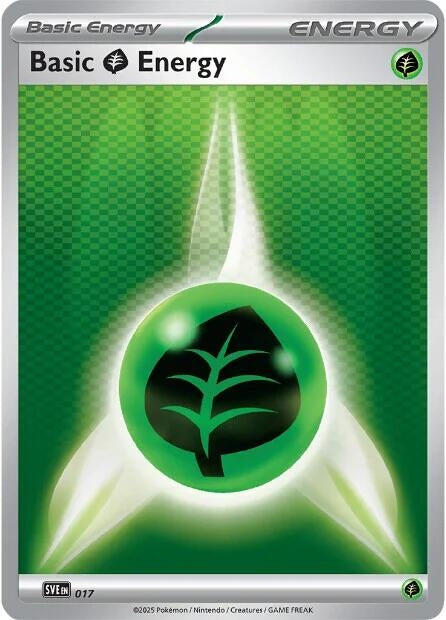 Image for Basic Grass Energy - 017 (017) (SVE: Scarlet & Violet Energies) (SVE) - Pokemon