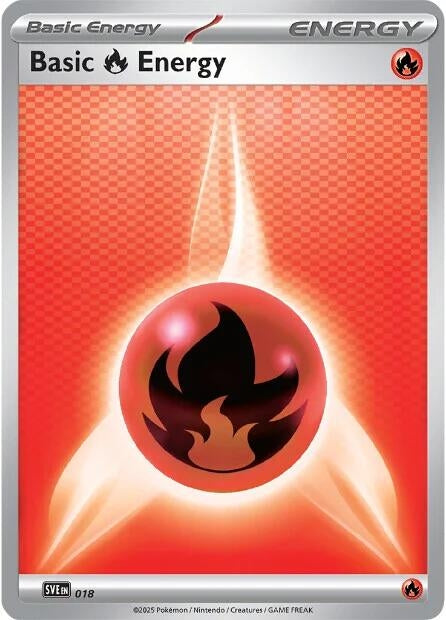 Image for Basic Fire Energy - 018 (018) (SVE: Scarlet & Violet Energies) (SVE) - Pokemon
