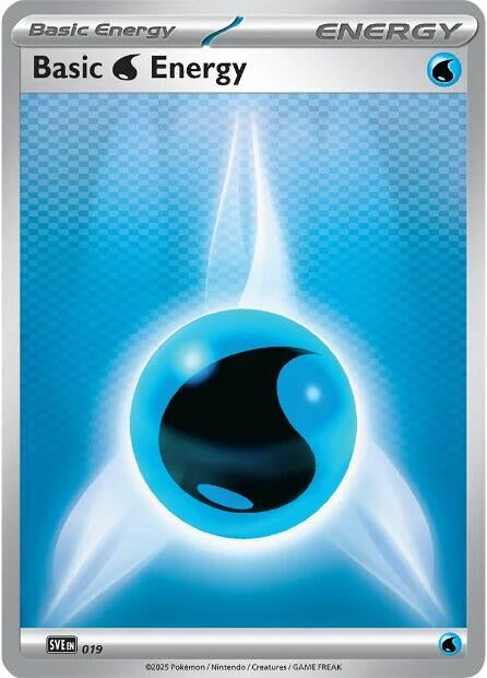 Image for Basic Water Energy - 019 (019) (SVE: Scarlet & Violet Energies) (SVE) - Pokemon