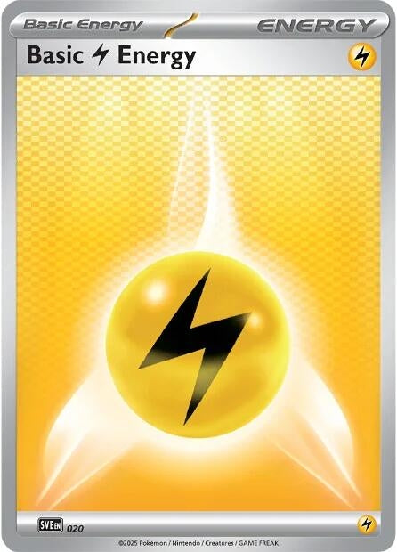 Image for Basic Lightning Energy - 020 (020) (SVE: Scarlet & Violet Energies) (SVE) - Pokemon