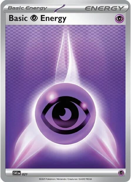 Image for Basic Psychic Energy - 021 (021) (SVE: Scarlet & Violet Energies) (SVE) - Pokemon