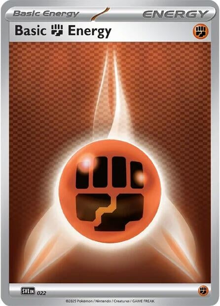 Image for Basic Fighting Energy - 022 (022) (SVE: Scarlet & Violet Energies) (SVE) - Pokemon