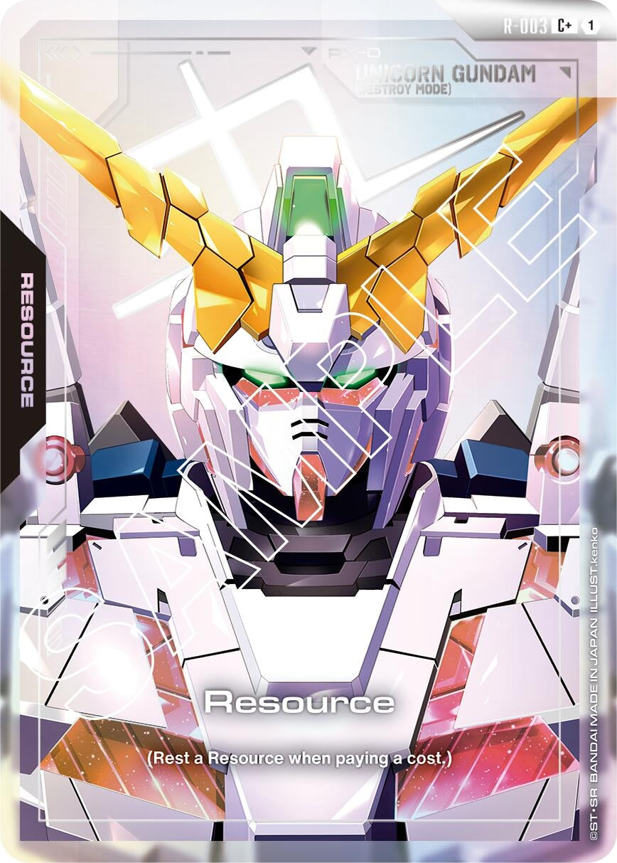 Image for Resource (R-003) (C+) (R-003) (Newtype Rising) (GD01) - Gundam Card Game