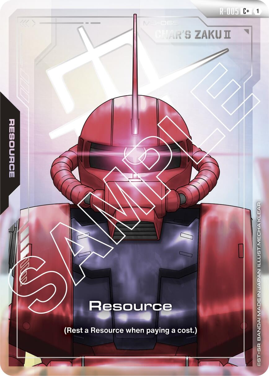 Image for Resource (R-005) (C+) (R-005) (Newtype Rising) (GD01) - Gundam Card Game