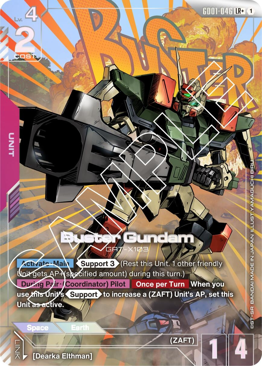 Image for Buster Gundam (LR+) (GD01-046) (Newtype Rising) (GD01) - Gundam Card Game