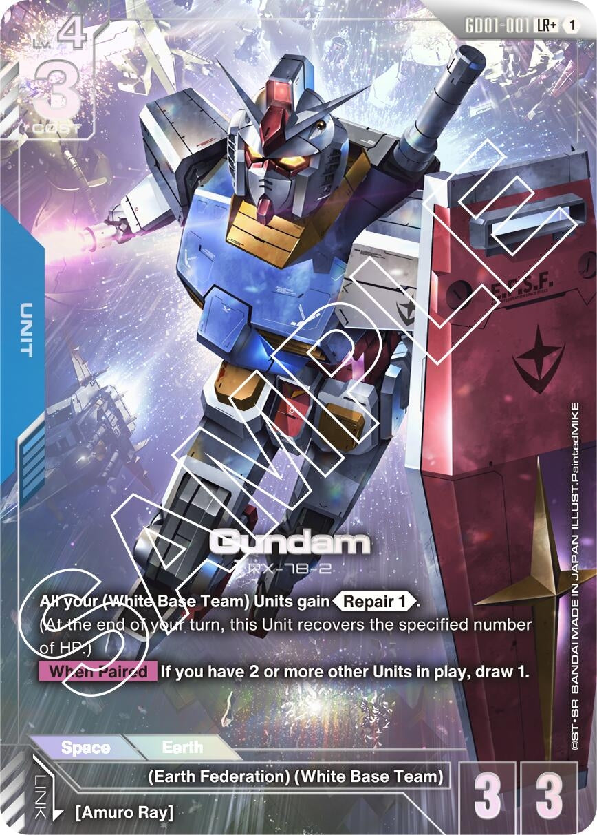 Image for Gundam (GD01-001) (LR+) (GD01-001) (Newtype Rising) (GD01) - Gundam Card Game
