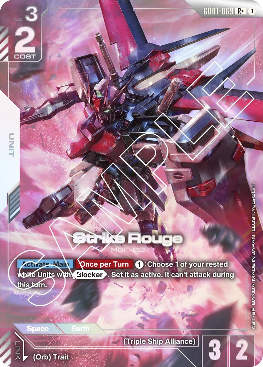Image for Strike Rouge (R+) (GD01-069) (Newtype Rising) (GD01) - Gundam Card Game