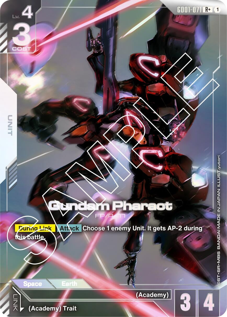 Image for Gundam Pharact (R+) (GD01-071) (Newtype Rising) (GD01) - Gundam Card Game