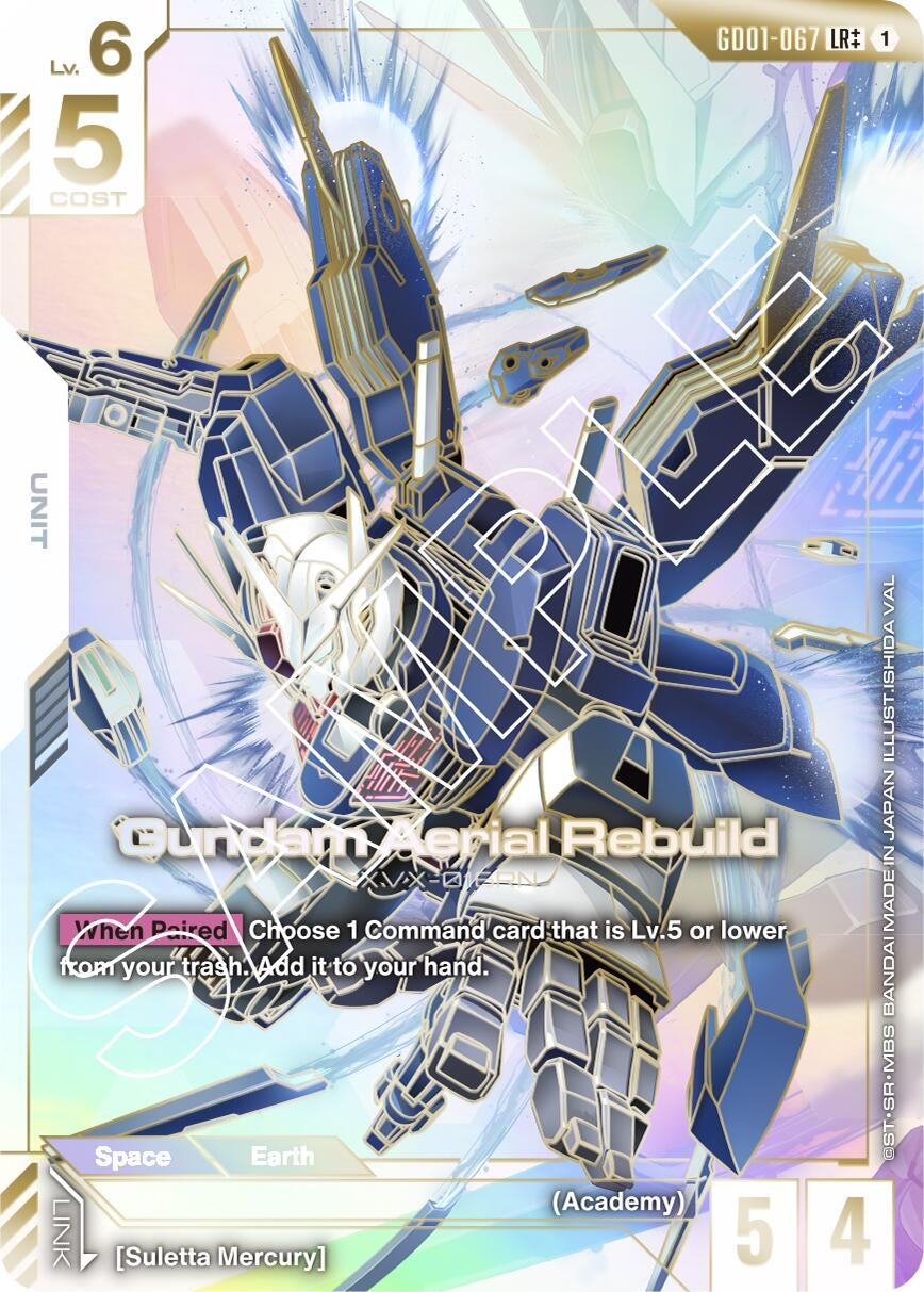 Image for Gundam Aerial Rebuild (LR++) (GD01-067) (Newtype Rising) (GD01) - Gundam Card Game