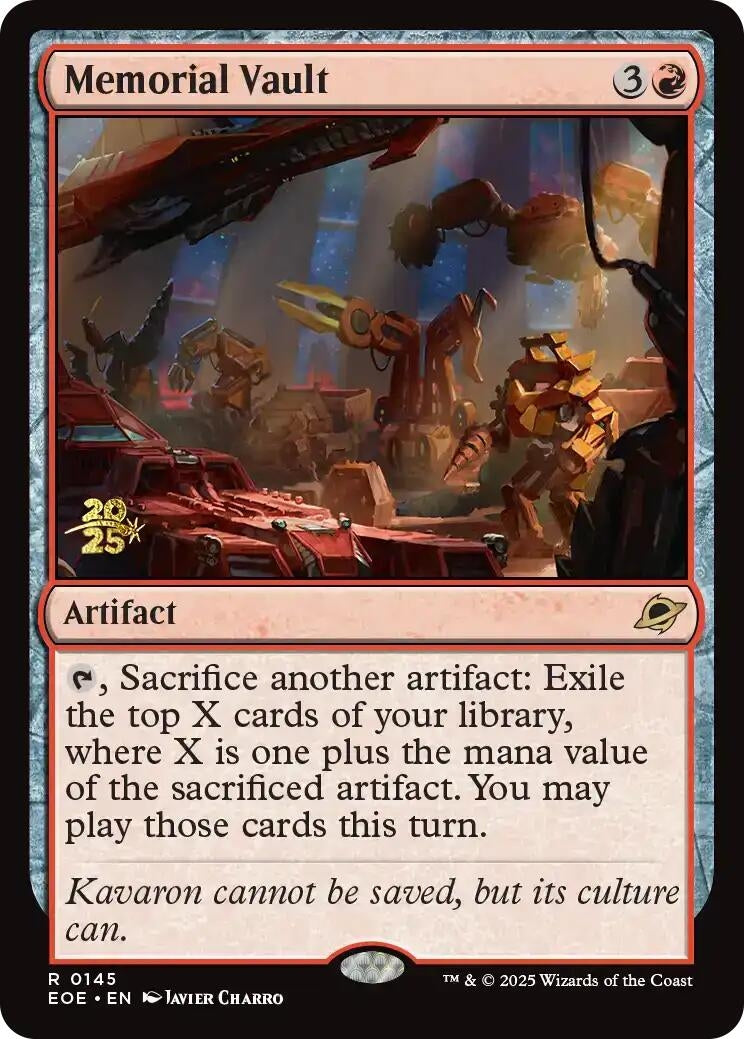 Memorial Vault (145) (Prerelease Cards)