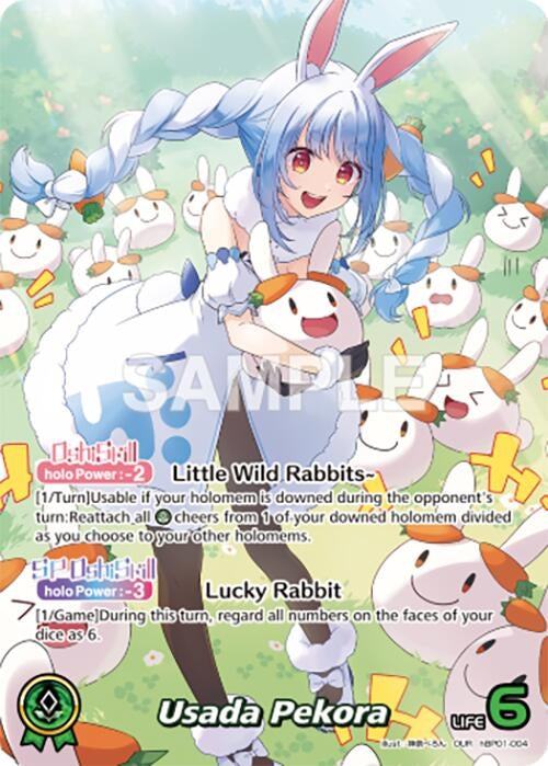 Image for Usada Pekora (OUR) (hBP01-004) (Blooming Radiance) (BP01E) - Hololive