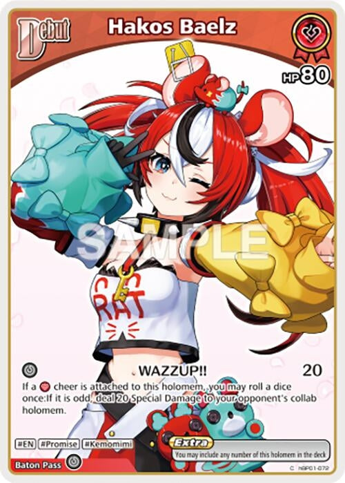 Image for Hakos Baelz (C) (hBP01-072) (hBP01-072) (Blooming Radiance) (BP01E) - Hololive
