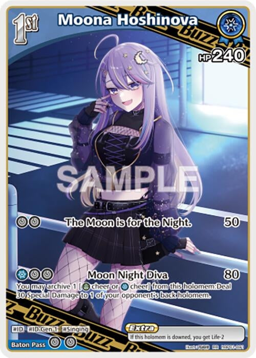 Image for Moona Hoshinova (RR) (hBP01-091) (Blooming Radiance) (BP01E) - Hololive