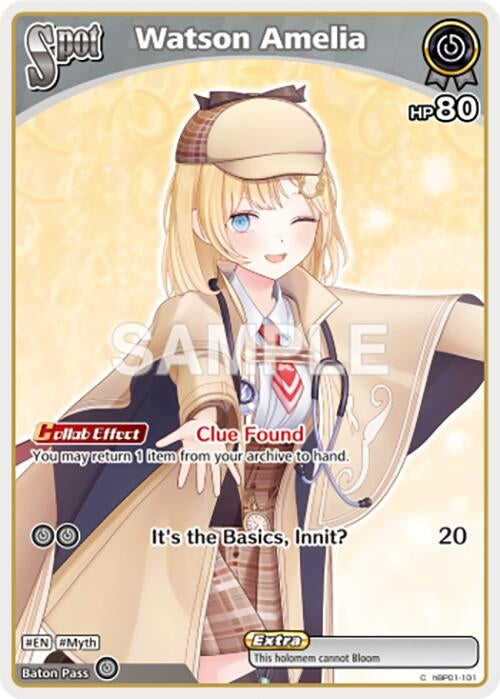 Image for Watson Amelia (C) (hBP01-101) (Blooming Radiance) (BP01E) - Hololive