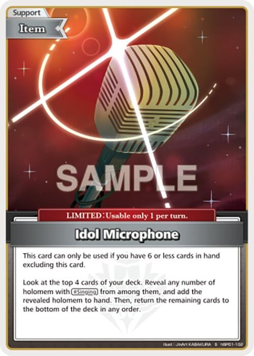 Image for Idol Microphone (S) (hBP01-102) (Blooming Radiance) (BP01E) - Hololive