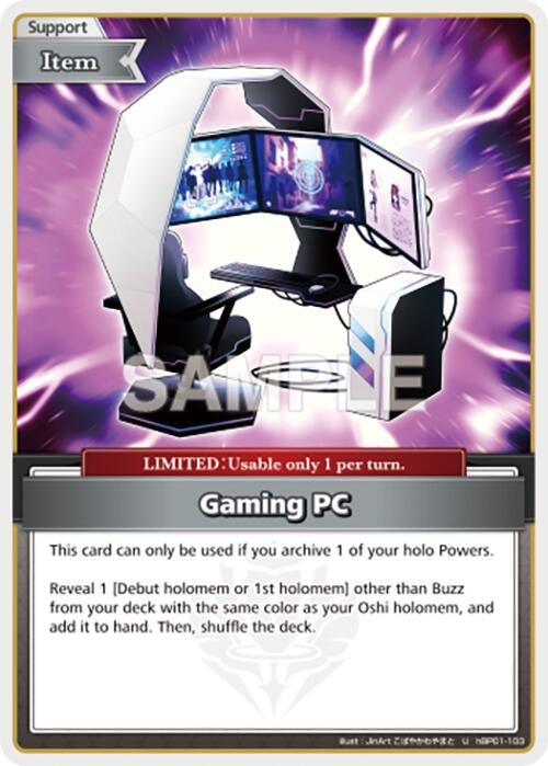 Image for Gaming PC (U) (hBP01-103) (Blooming Radiance) (BP01E) - Hololive