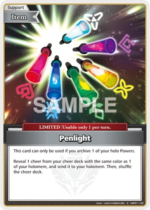Image for Penlight (S) (hBP01-105) (Blooming Radiance) (BP01E) - Hololive