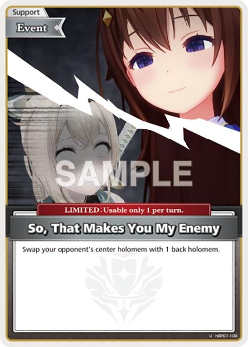 Image for So, That Makes You My Enemy (U) (hBP01-108) (Blooming Radiance) (BP01E) - Hololive