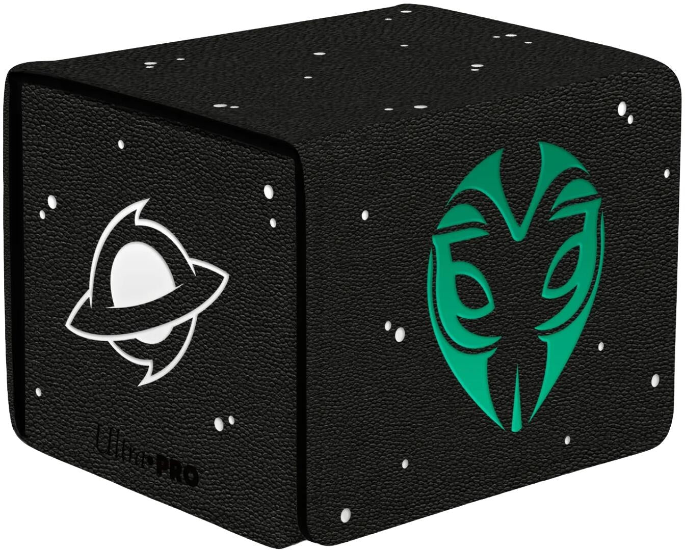 Image for Edge of Eternities - Alcove Edge Deck Box with Interior Printing: Green Mythic for Magic: The Gathering - Deck Boxes