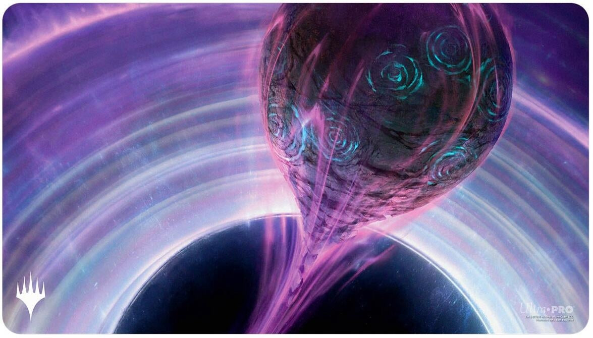 Image for Edge of Eternities Playmat for Magic: The Gathering - Mythic Land Black - Playmats