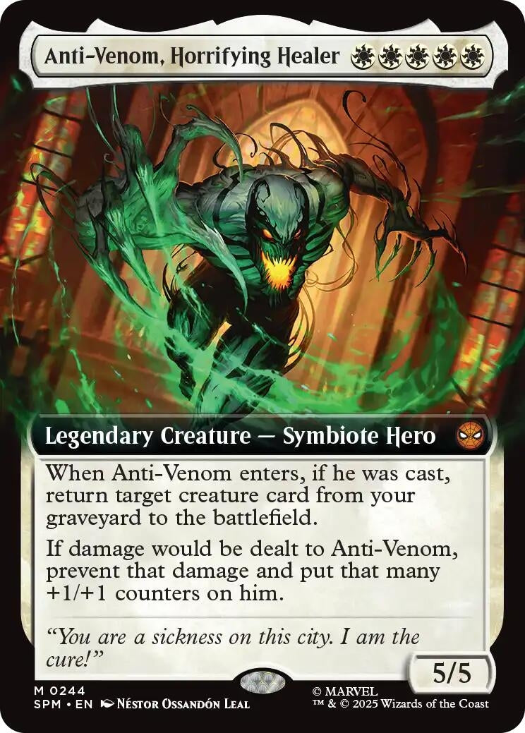 Anti-Venom, Horrifying Healer (Extended Art) (244) (Marvel's Spider-Man)