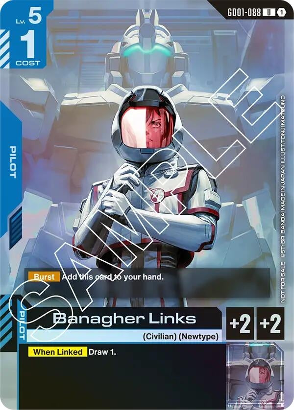 Image for Banagher Links (Launch Event) (GD01-088) (Gundam Promotional Cards) (GCG-PR) - Gundam Card Game