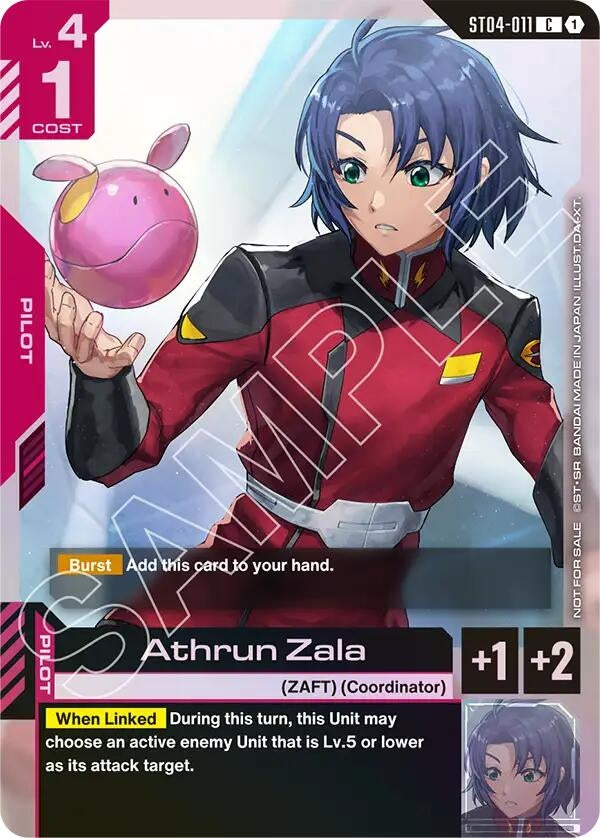 Image for Athrun Zala (Store Tournament Participant Pack 01) (ST04-011) (Gundam Promotional Cards) (GCG-PR) - Gundam Card Game