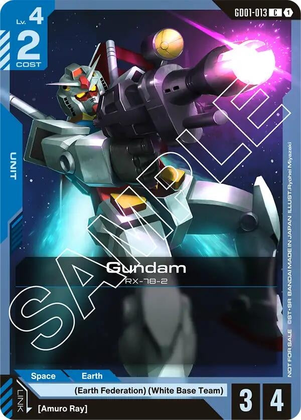 Image for Gundam (GD01-013) (Launch Kit 01) (GD01-013) (Gundam Promotional Cards) (GCG-PR) - Gundam Card Game