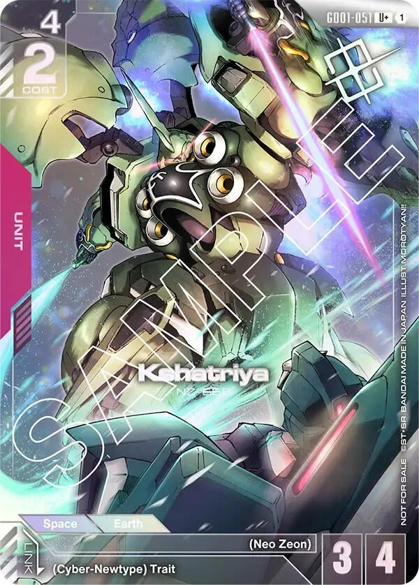 Image for Kshatriya (GD01-051) (Store Tournament Winner Pack 01) (GD01-051) (Gundam Promotional Cards) (GCG-PR) - Gundam Card Game