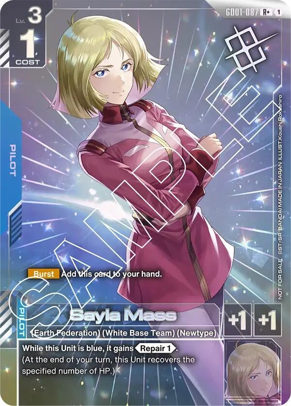Image for Sayla Mass (Store Tournament Winner Pack 01) (GD01-087) (Gundam Promotional Cards) (GCG-PR) - Gundam Card Game