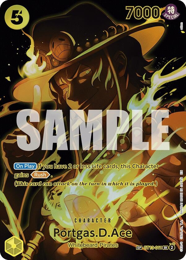 Image for Portgas.D.Ace (SP) (ST13-011) (Legacy of the Master) (OP12) - One Piece Card Game