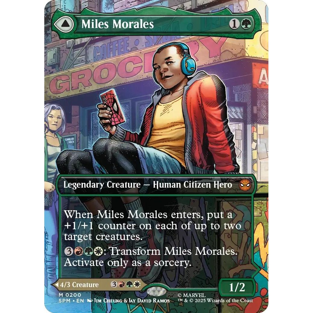 Miles Morales (0200) (Borderless) (200) (Marvel's Spider-Man) - PokeBox USA