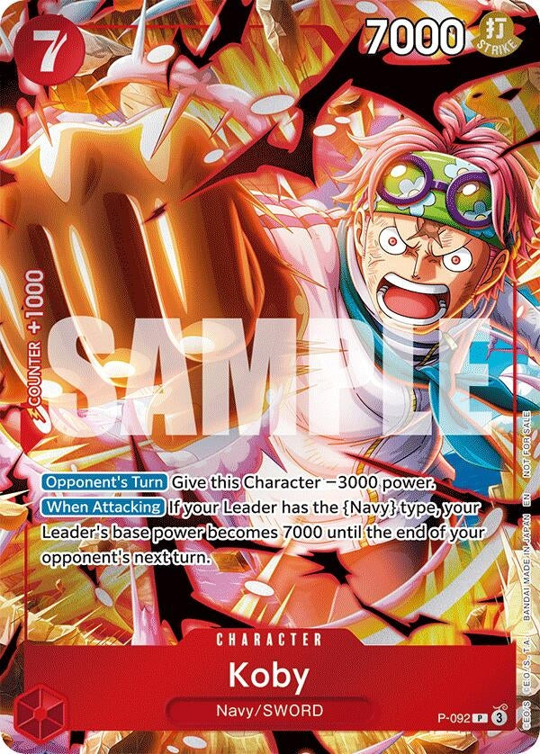 Image for Koby (Event Pack Vol. 7) (P-092) (One Piece Promotion Cards) (OP-PR) - One Piece Card Game