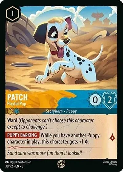 Image for Patch - Playful Pup (30) (Disney Lorcana Promo Cards) (DLPC) - Disney Lorcana