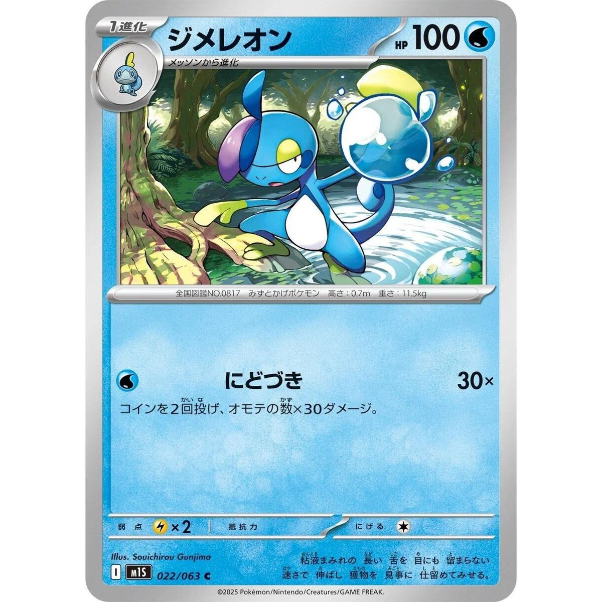 Image for Drizzile (022/063) (m1S: Mega Symphonia) - Pokemon Japan