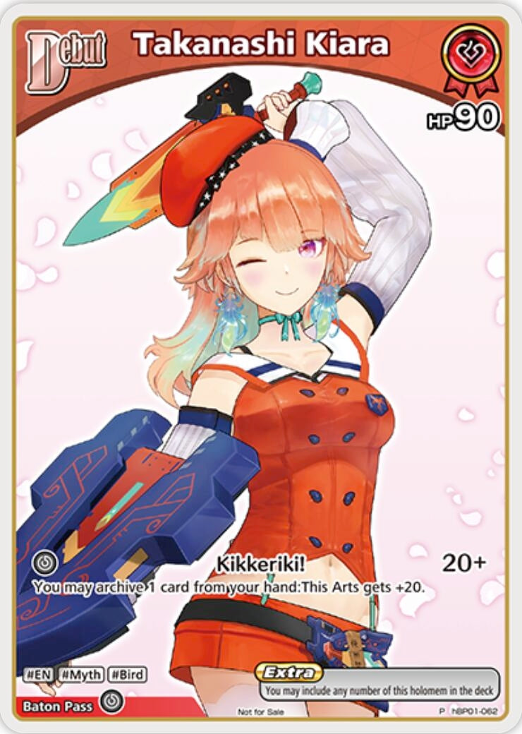 Takanashi Kiara (P) (hBP01-062) (hBP01-062) (hololive OFFICIAL CARD GAME Promos)