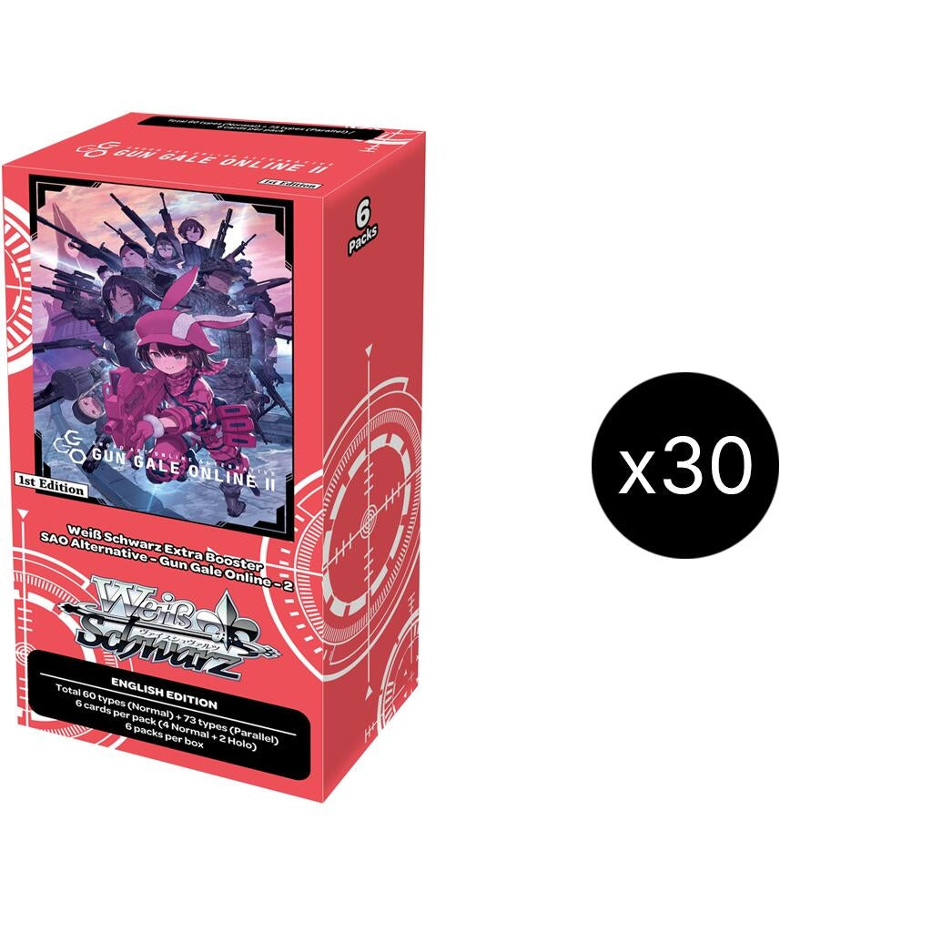 Image for SAO-Alternative-Gun Gale Online-2 Extra Booster Box Case - Weiss Schwarz