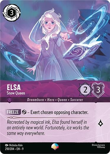 Image for Elsa - Snow Queen (Epic) (210/204) (Fabled) (9) - Disney Lorcana