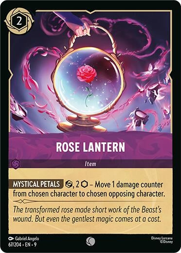Image for Rose Lantern (67/204) (Fabled) (9) - Disney Lorcana