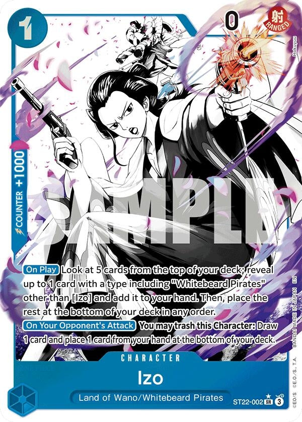 Image for Izo (Parallel) (ST22-002) (Starter Deck 22: Ace & Newgate) (ST-22) - One Piece Card Game